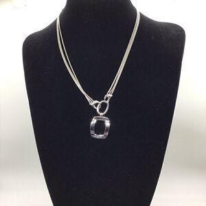 Lia Sophia Silver Toned Necklace